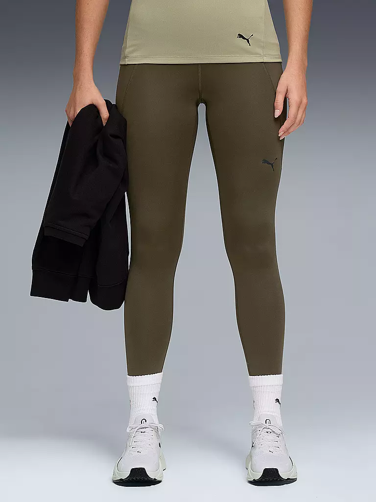 PUMA | Damen Fitnesstight Essential 7/8 | olive