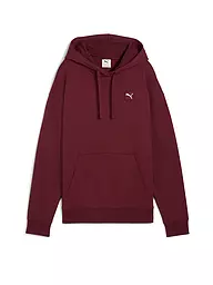 PUMA | Damen Hoodie Elevated Comfort  | dunkelrot