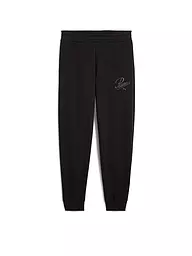 PUMA | Damen Jogginghose ESS SCRIPT Comfort | schwarz