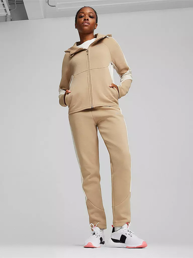 PUMA | Damen Jogginghose Evostripe High Waist | camel