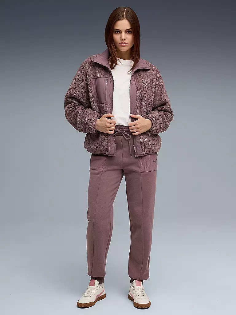 PUMA | Damen Jogginghose HER Comfort High-Waist  | beere