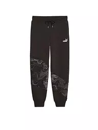 PUMA | Damen Jogginghose Marbleized | schwarz