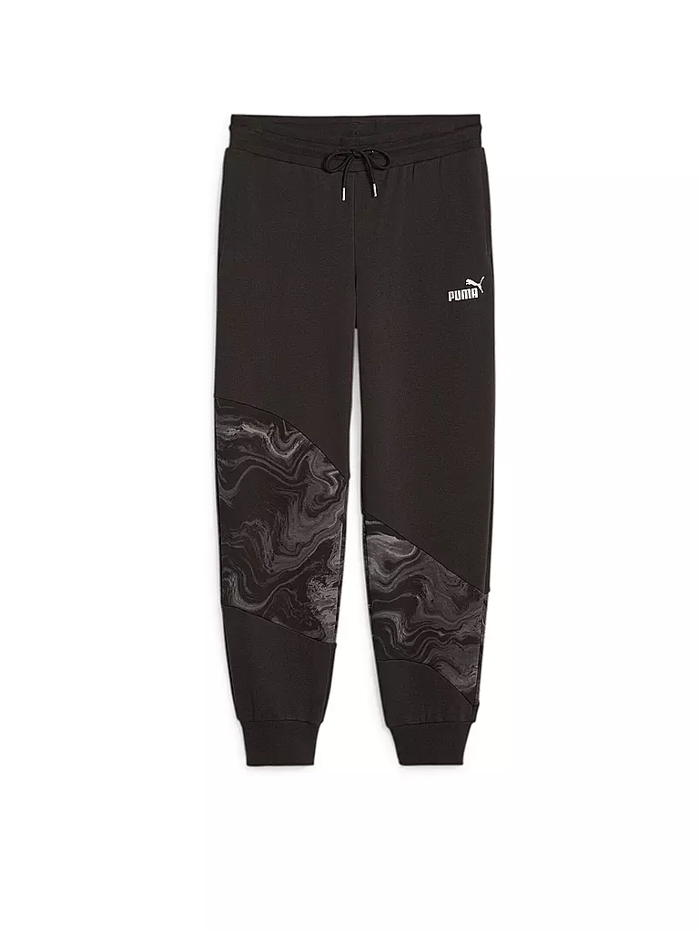 PUMA | Damen Jogginghose Marbleized | schwarz