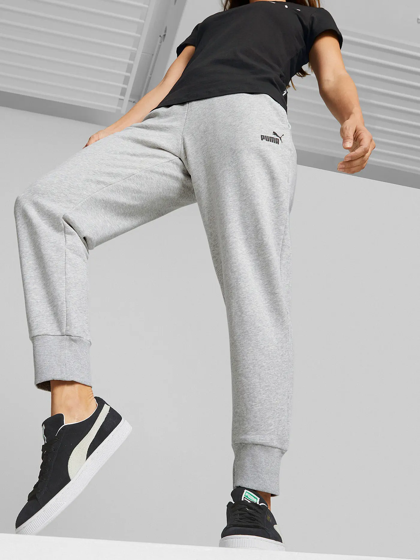 PUMA | Damen Jogginghose | grau