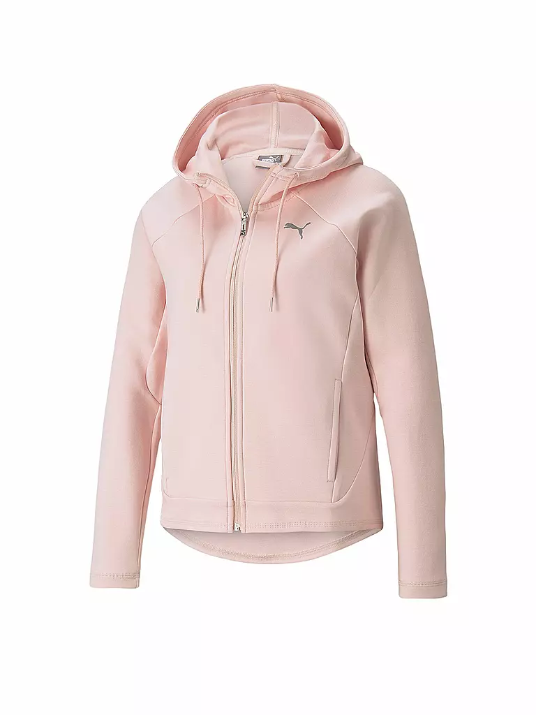 PUMA | Damen Kapuzenjacke Evostripe | rosa