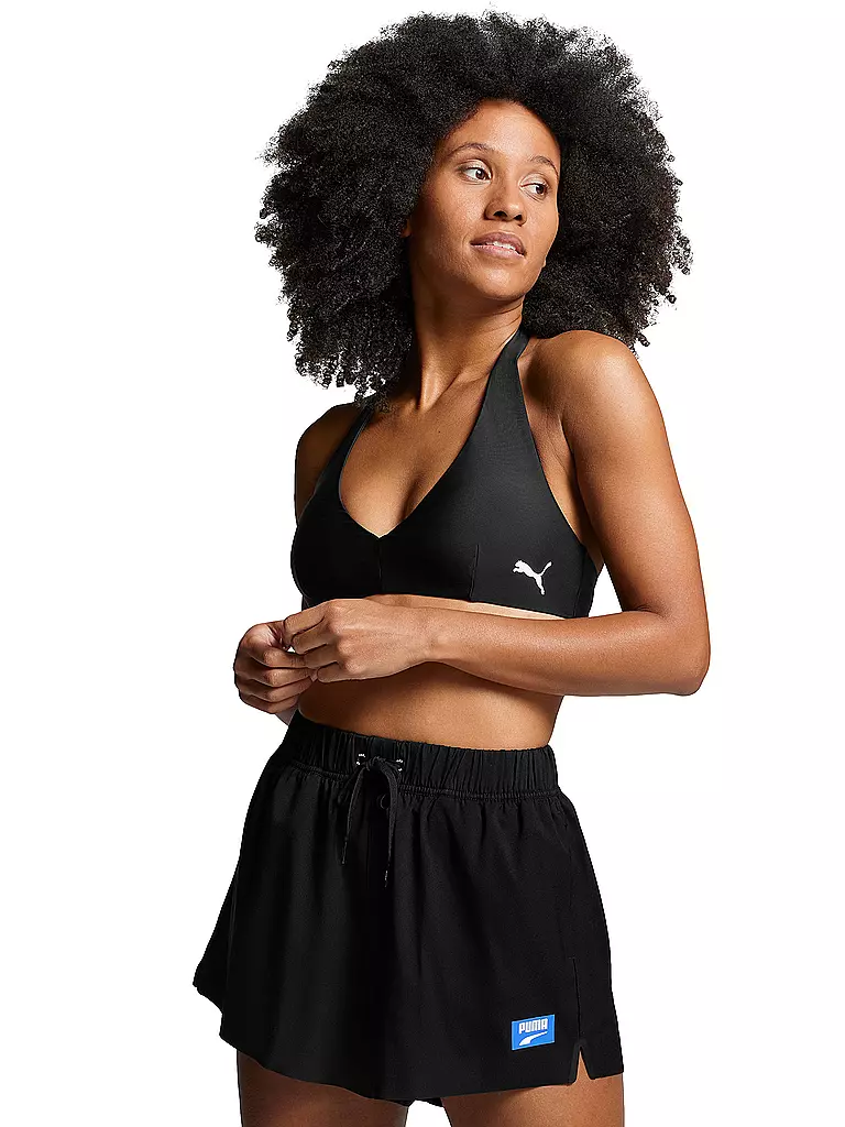 PUMA | Damen Short Swim High Waist | schwarz