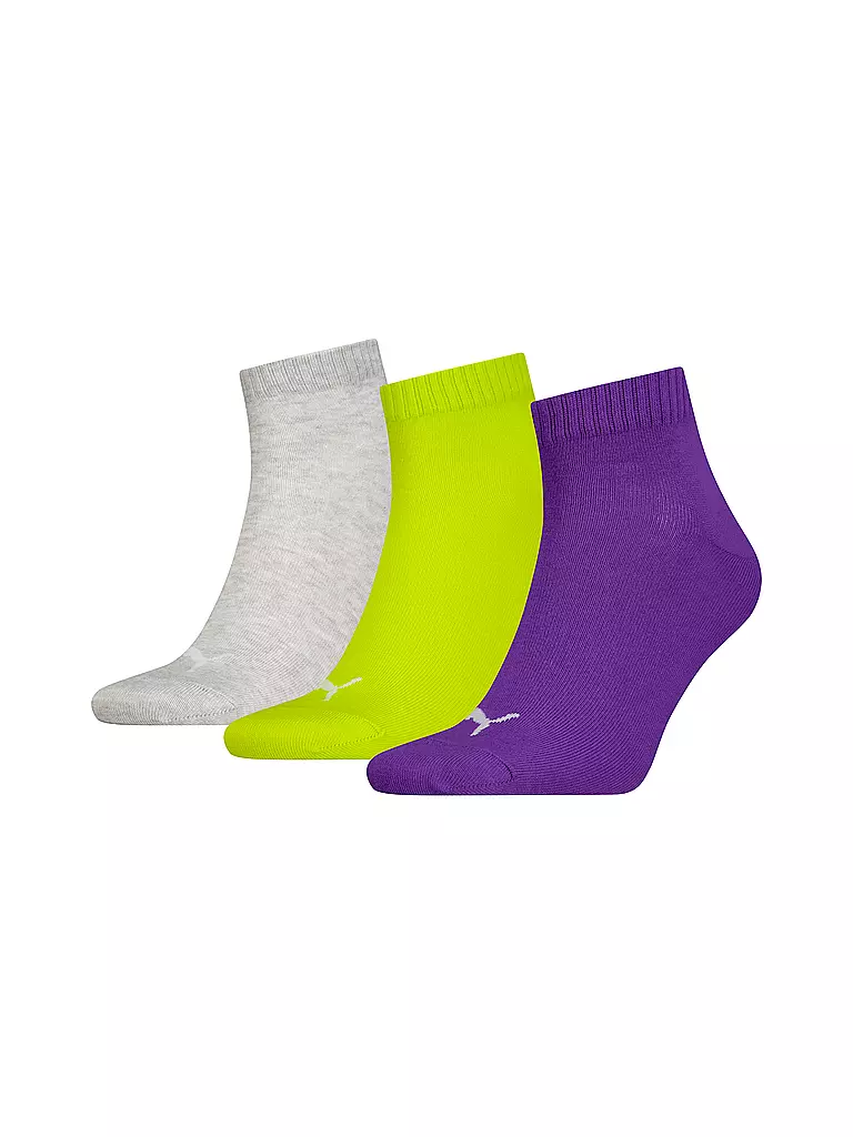 PUMA | Damen Socken Quarter 3er Pkg.  | lila