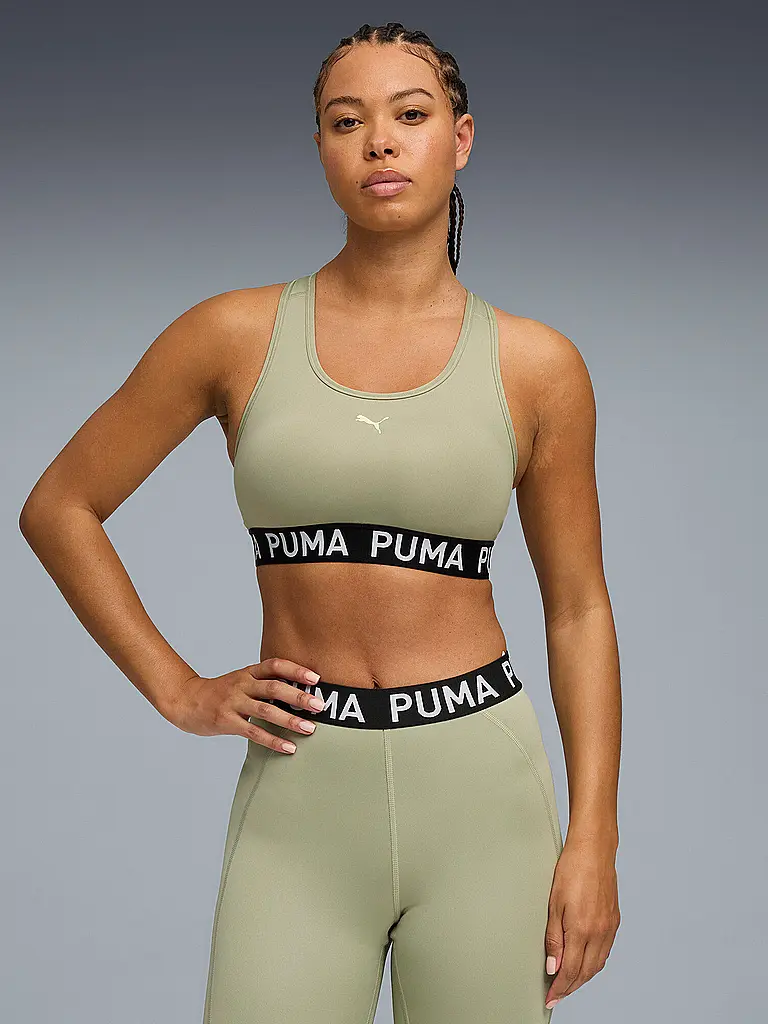 PUMA | Damen Sport-BH Keeps Elastic Logo Medium Support | 