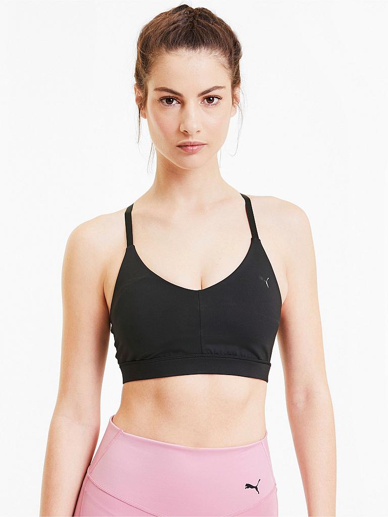 PUMA | Damen Sport-BH Low Impact Strappy | schwarz