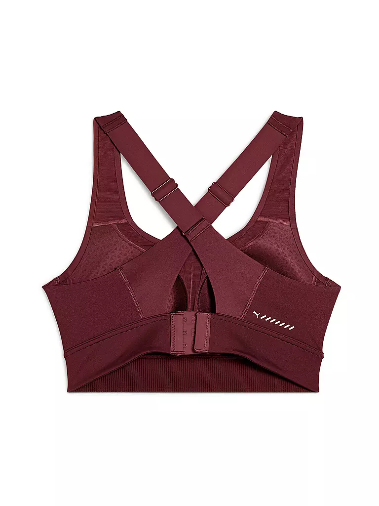 PUMA | Damen Sport-BH PWRbreathe RUN High Support | dunkelrot