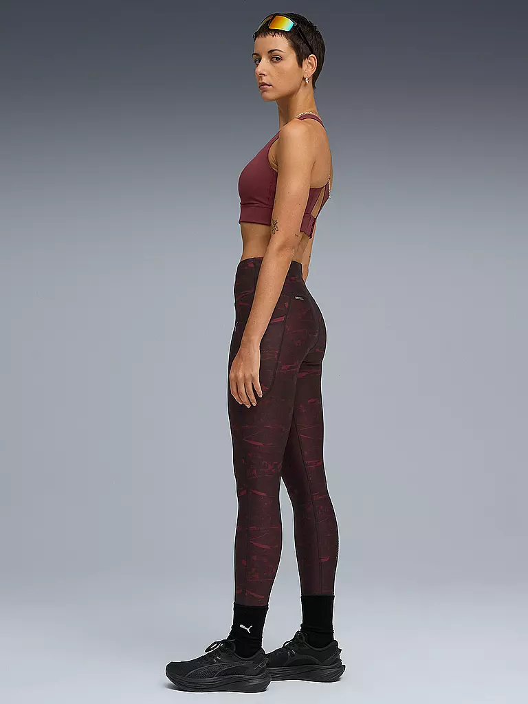 PUMA | Damen Sport-BH PWRbreathe RUN High Support | dunkelrot