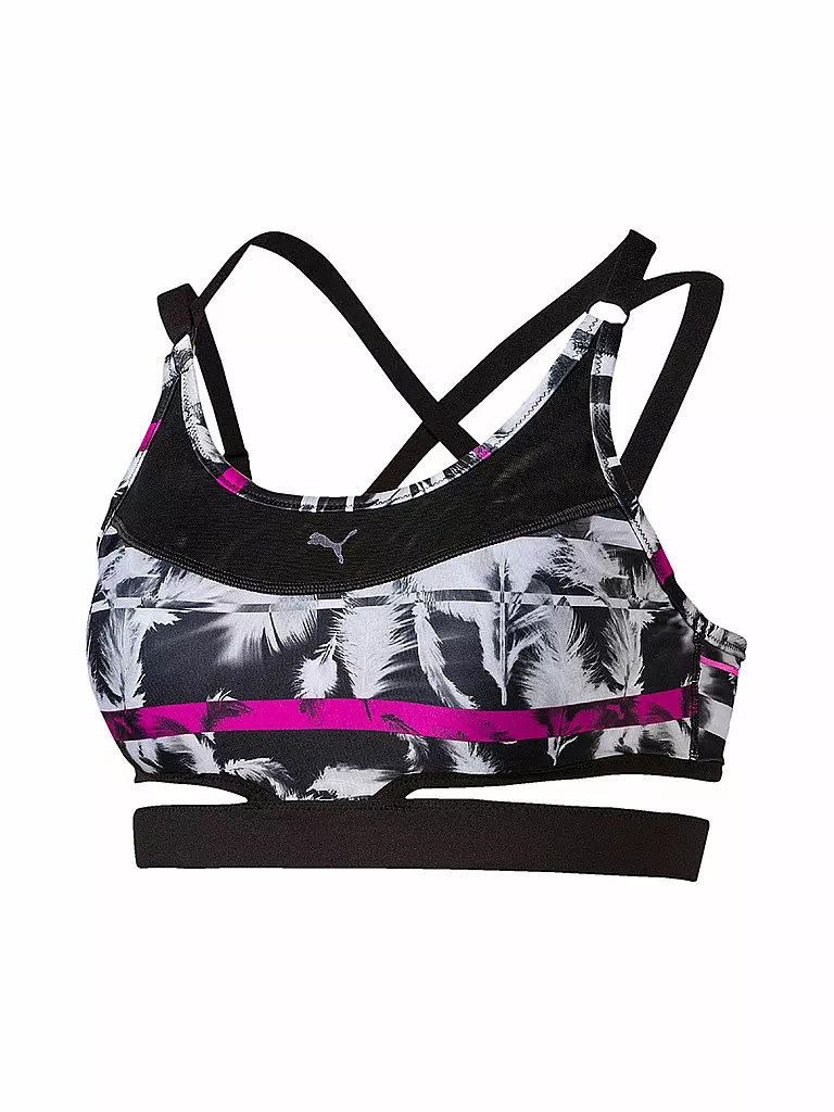 PUMA | Damen Sport-BH PWRSHAPE Future Graphic SWAN Pack | 
