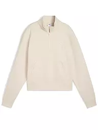 PUMA | Damen Sweater Class Comfort Half-Zip | creme