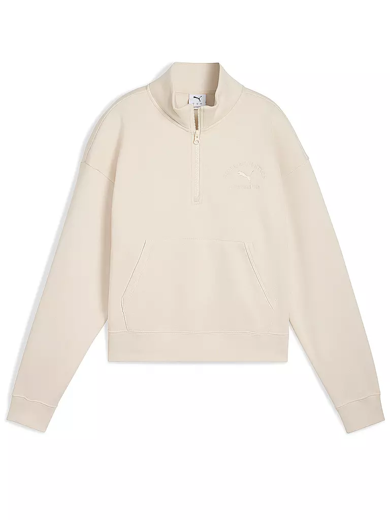 PUMA | Damen Sweater Class Comfort Half-Zip | creme