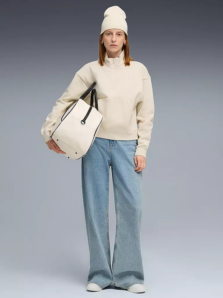 PUMA | Damen Sweater Class Comfort Half-Zip | creme