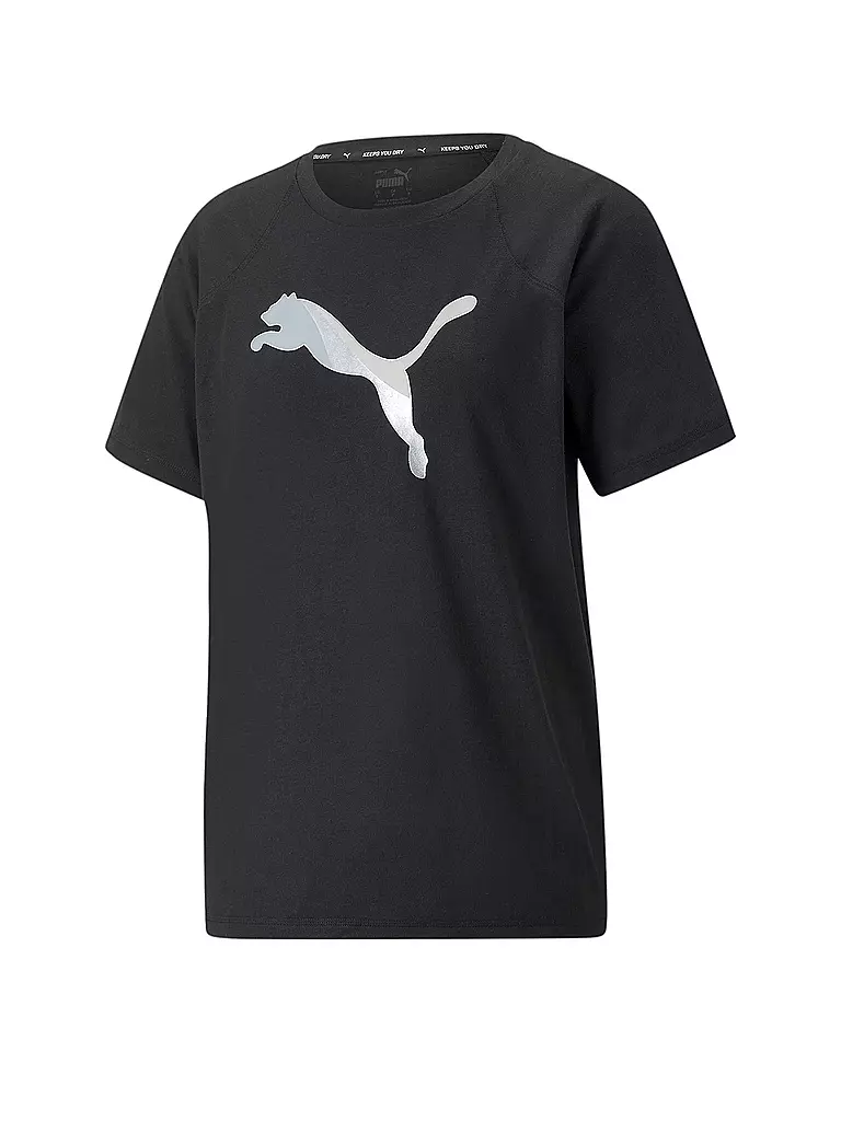 PUMA | Damen T-Shirt Evostripe | schwarz