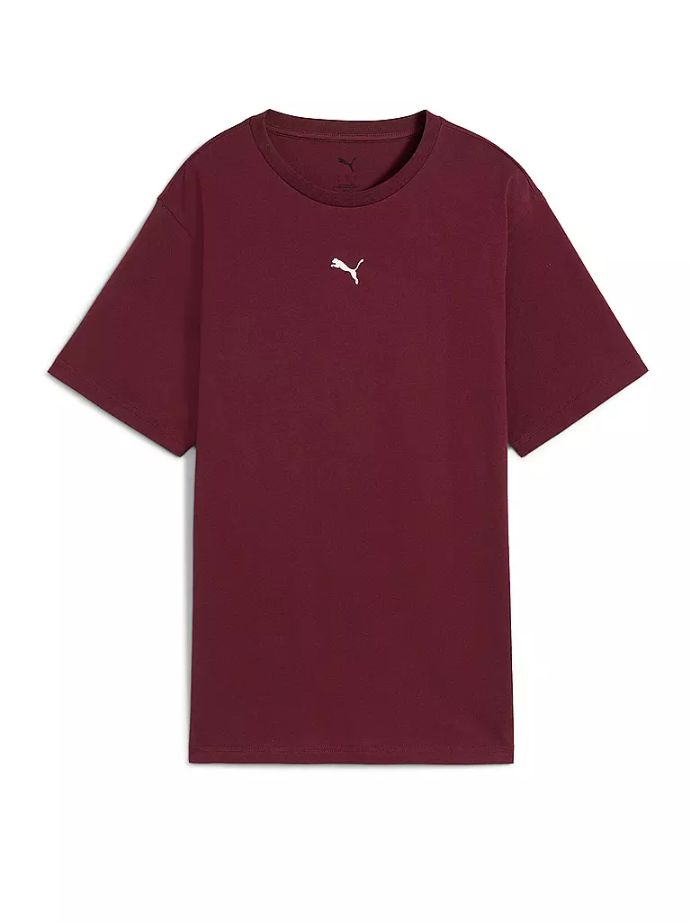 PUMA | Damen T-Shirt Relaxed | dunkelrot