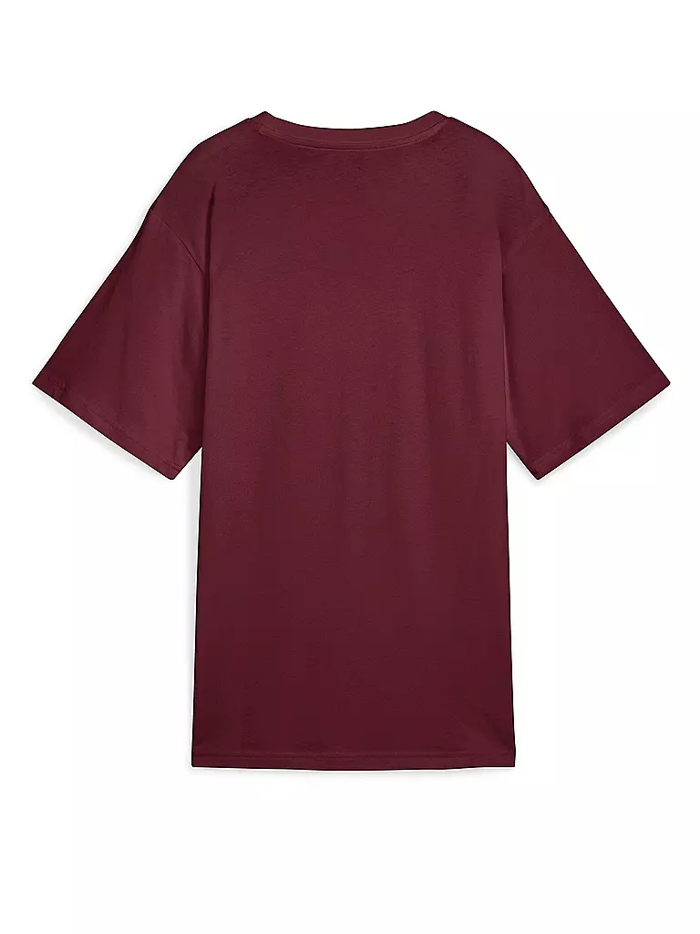 PUMA | Damen T-Shirt Relaxed | dunkelrot