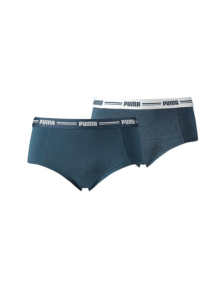 PUMA | Damen Unterhosen Mini Short 2er Pkg. | blau