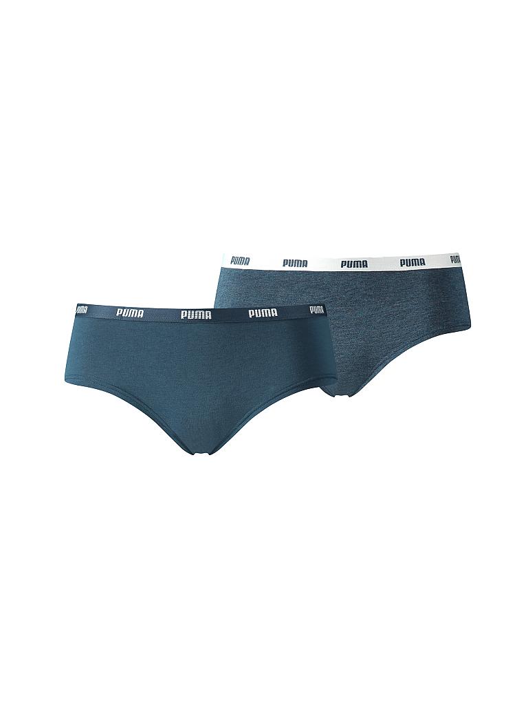 PUMA | Damen Unterhosen Mini Short 2er Pkg. | blau