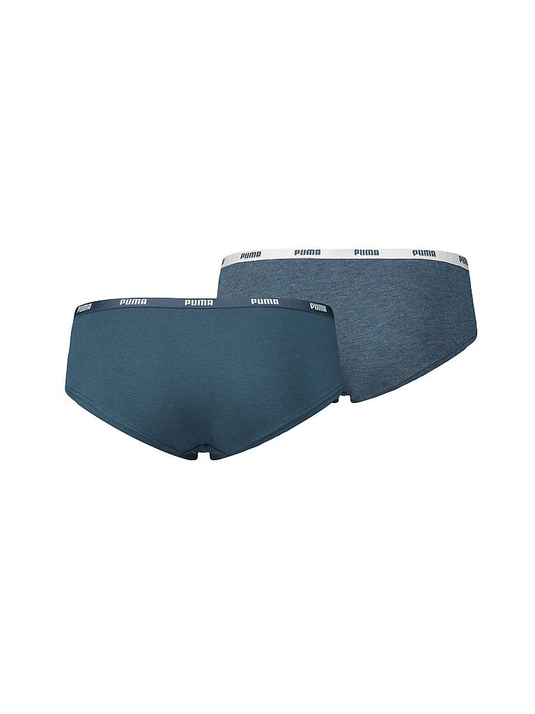 PUMA | Damen Unterhosen Mini Short 2er Pkg. | blau