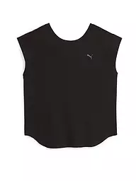 PUMA | Damen Yogashirt Studio Foundations | schwarz