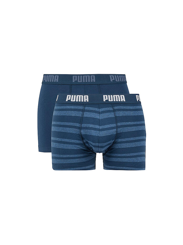 PUMA | Herren Boxershort Heritage Stripe 2er Pkg. | blau