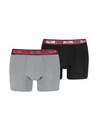 PUMA | Herren Boxershorts Chromatic Waistband 2er Pack | dunkelrot