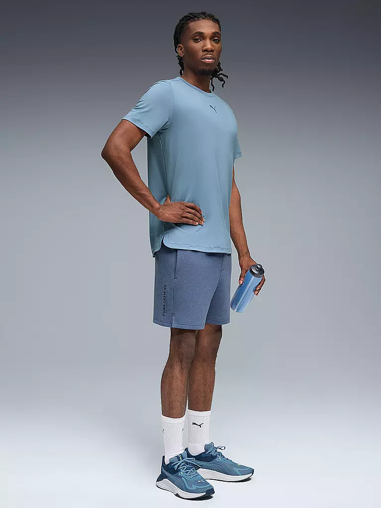 PUMA | Herren Fitnessshirt CLOUDSPUN BRANDED | hellblau
