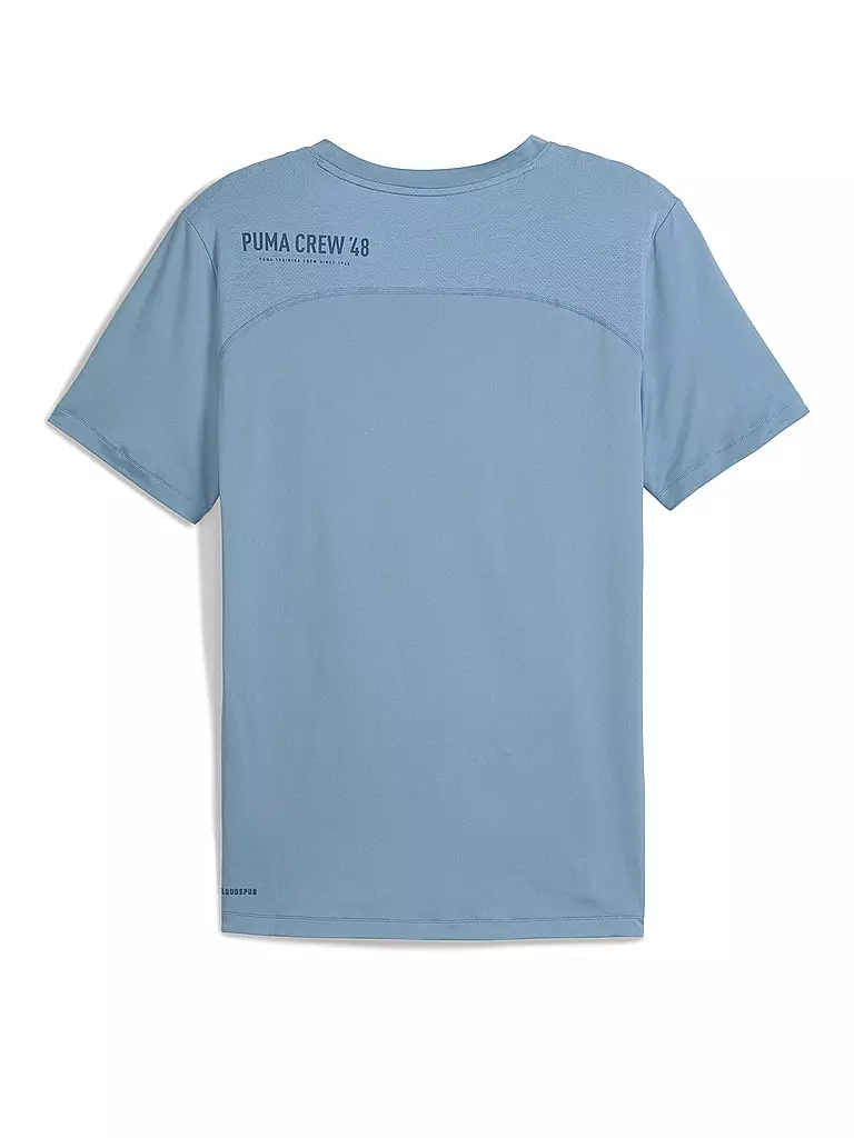 PUMA | Herren Fitnessshirt CLOUDSPUN BRANDED | hellblau