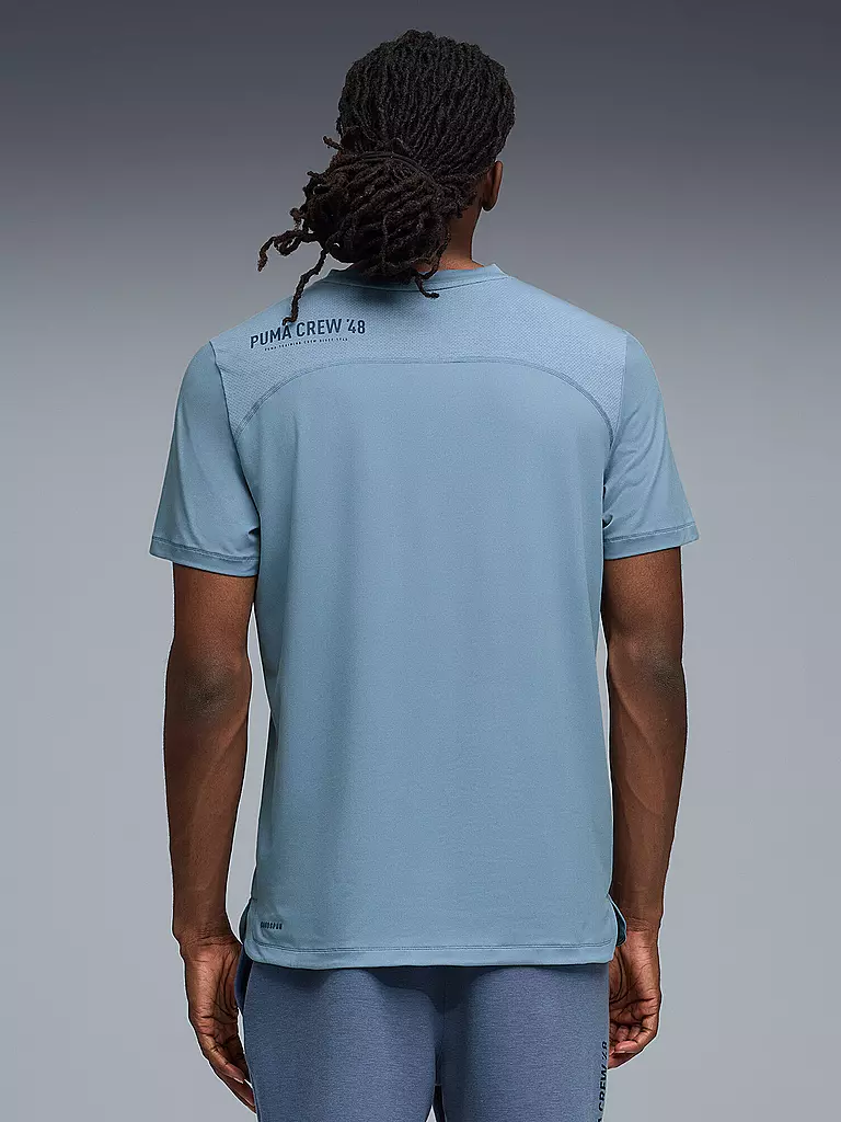 PUMA | Herren Fitnessshirt CLOUDSPUN BRANDED | hellblau