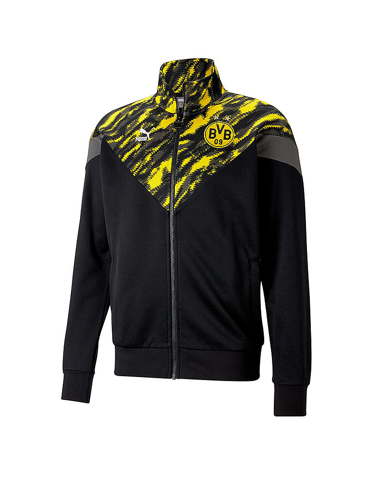 PUMA | Herren Fußball-Trainingsjacke BVB Iconic MCS | schwarz