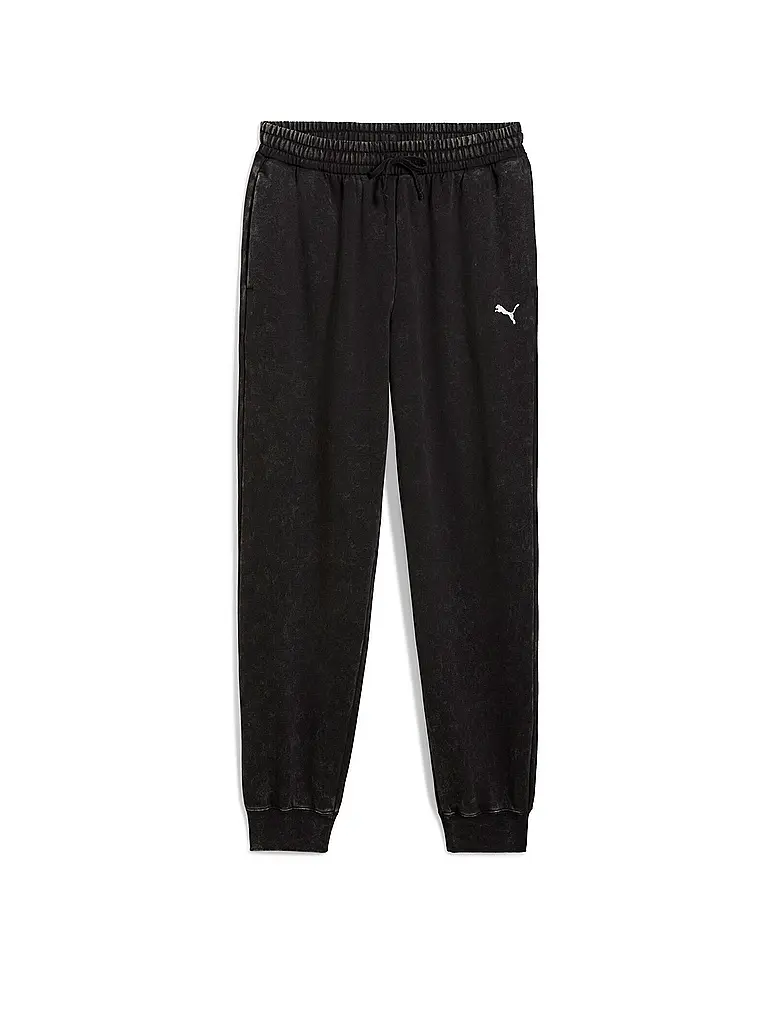PUMA | Herren Jogginghose ESS ELEVATED Relaxed Wash | schwarz