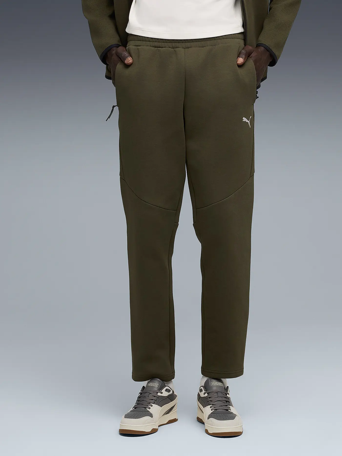 PUMA | Herren Jogginghose EVOSTRIPE  | olive