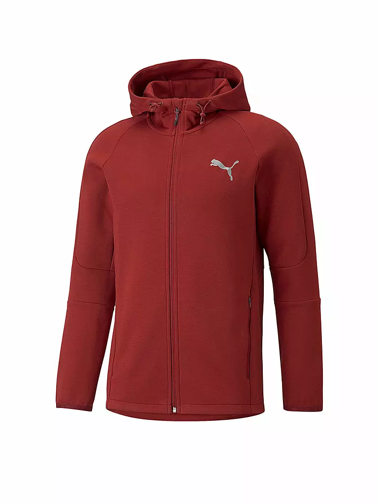PUMA | Herren Kapuzenjacke Evostripe | rot