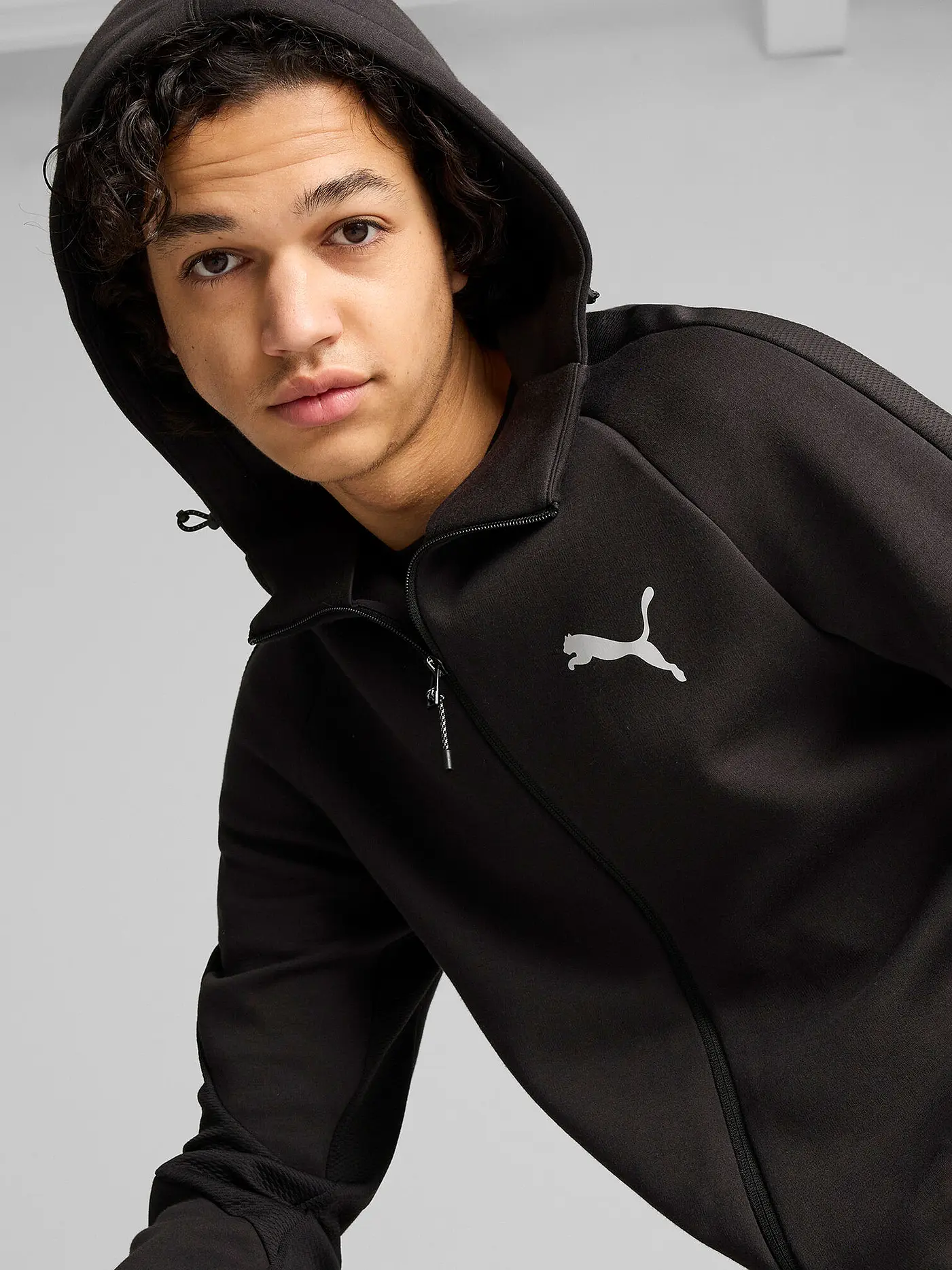 PUMA | Herren Kapuzenjacke Evostripe | schwarz
