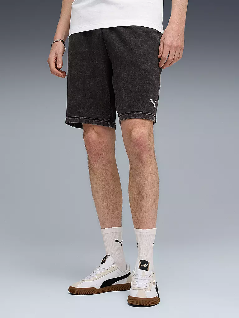 PUMA | Herren Shirt ESS ELEVATED Relaxed Wash | schwarz