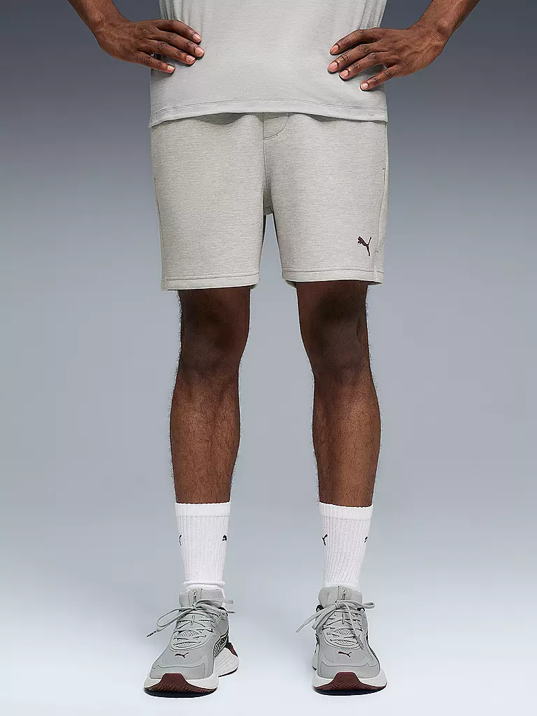 PUMA | Herren Short CLOUDSPUN 5" BRANDED | grau