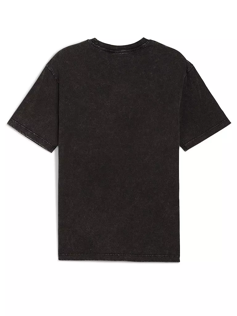 PUMA | Herren T-Shirt ESS ELEVATED Relaxed Wash | schwarz