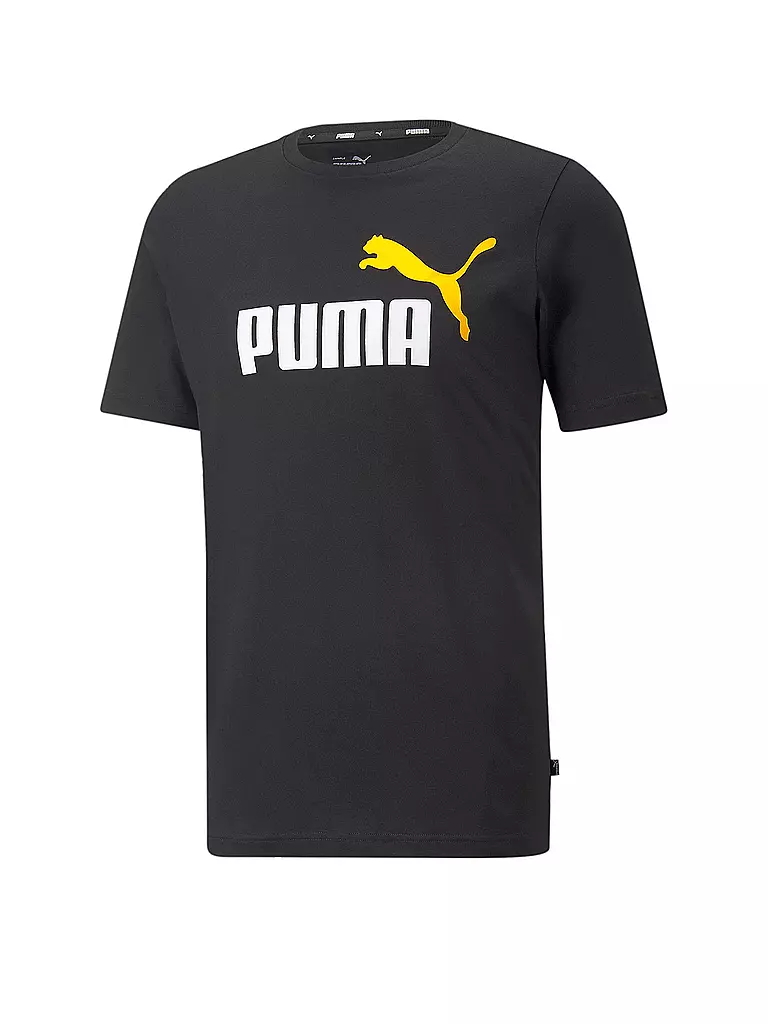 PUMA | Herren T-Shirt Essentials Logo | schwarz
