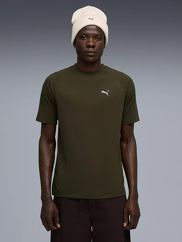 PUMA | Herren T-Shirt EVOSTRIPE  | olive