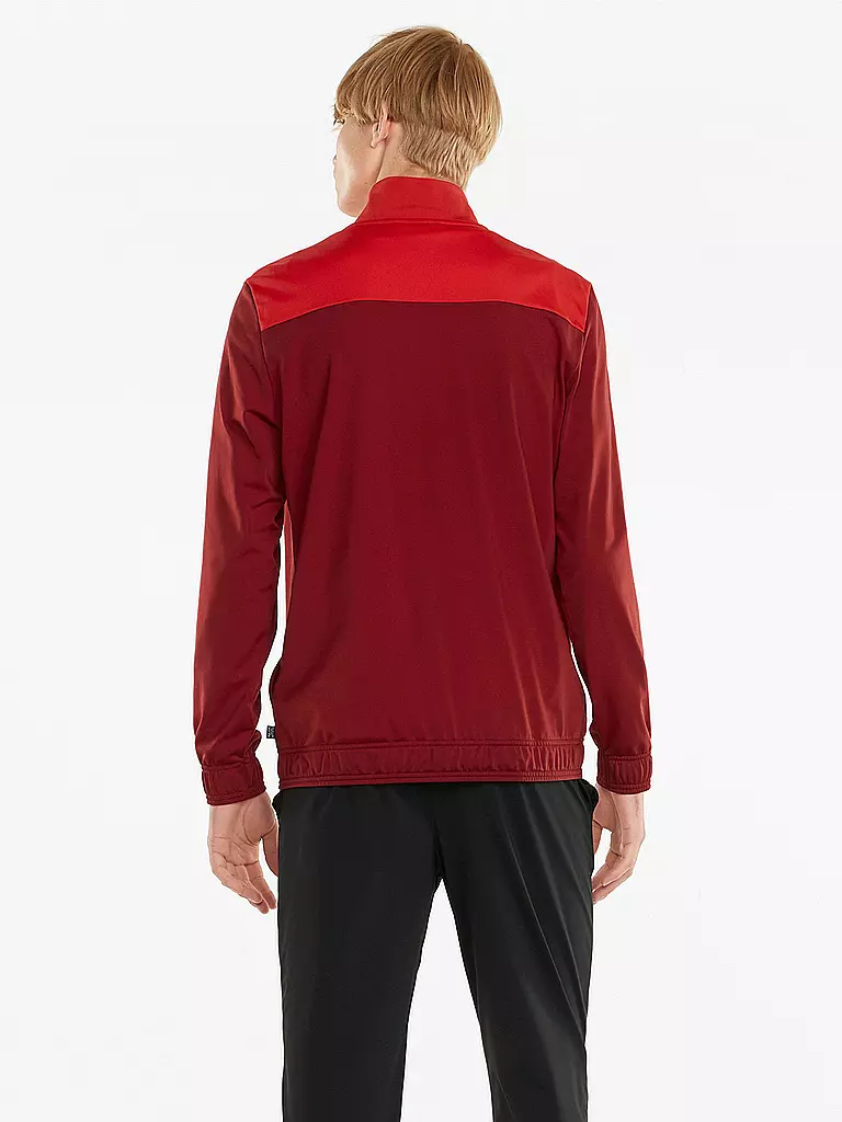 PUMA | Herren Trainingsanzug Colourblock | rot