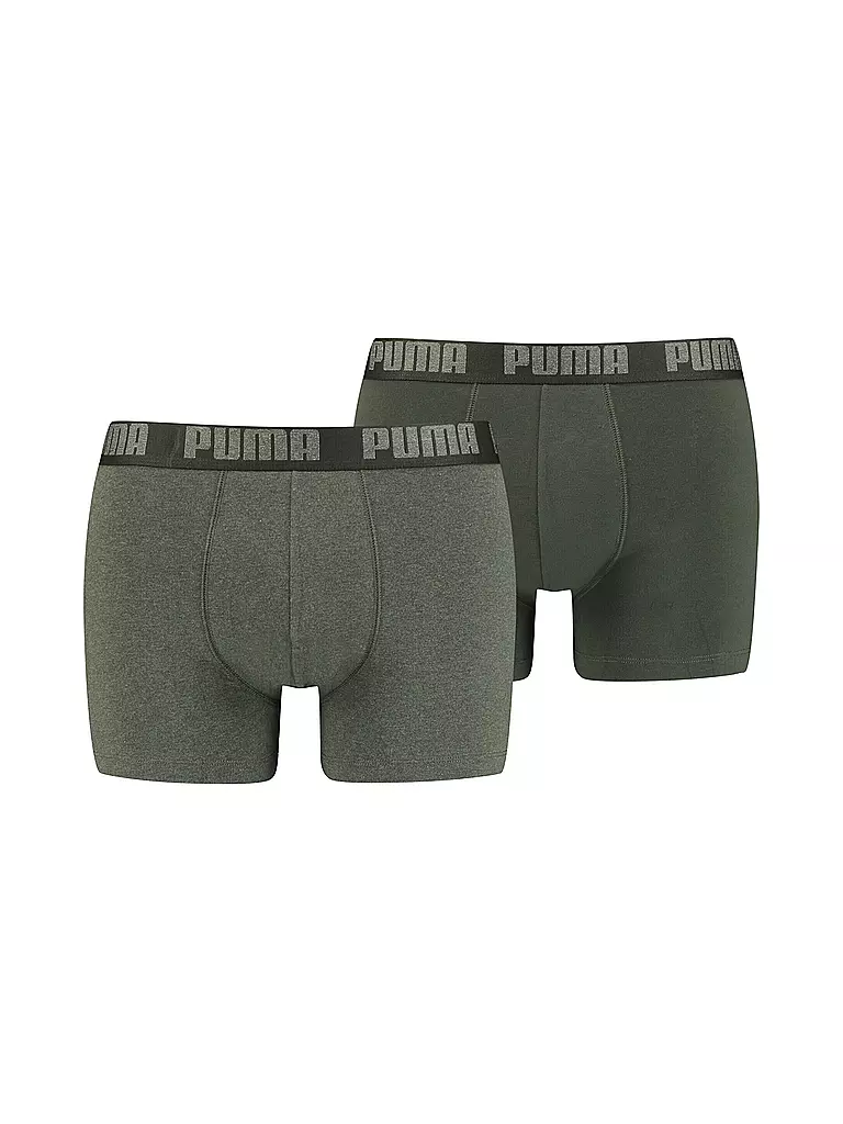 PUMA | Herren Unterhosen Boxer 2er Pkg. | olive