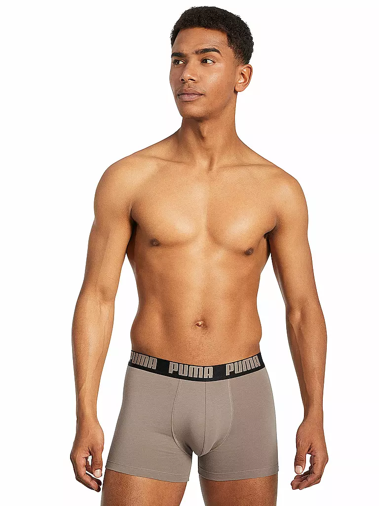 PUMA | Herren Unterhosen Boxer 2er Pkg. | beige