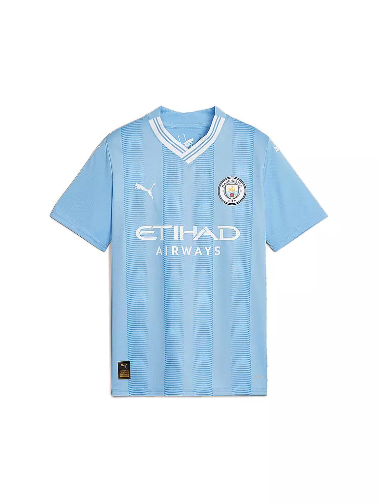 PUMA | Kinder  Heimtrikot Manchester City F.C. Replica 23/24 | blau