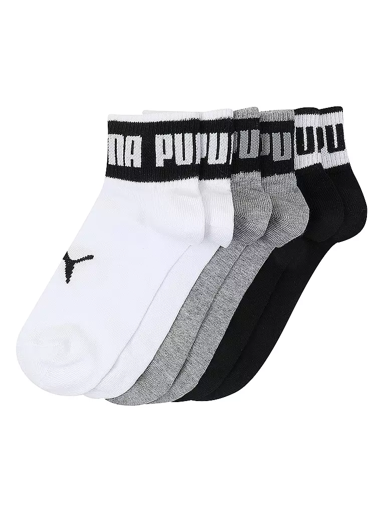 PUMA | Quartersocken 6er | grau