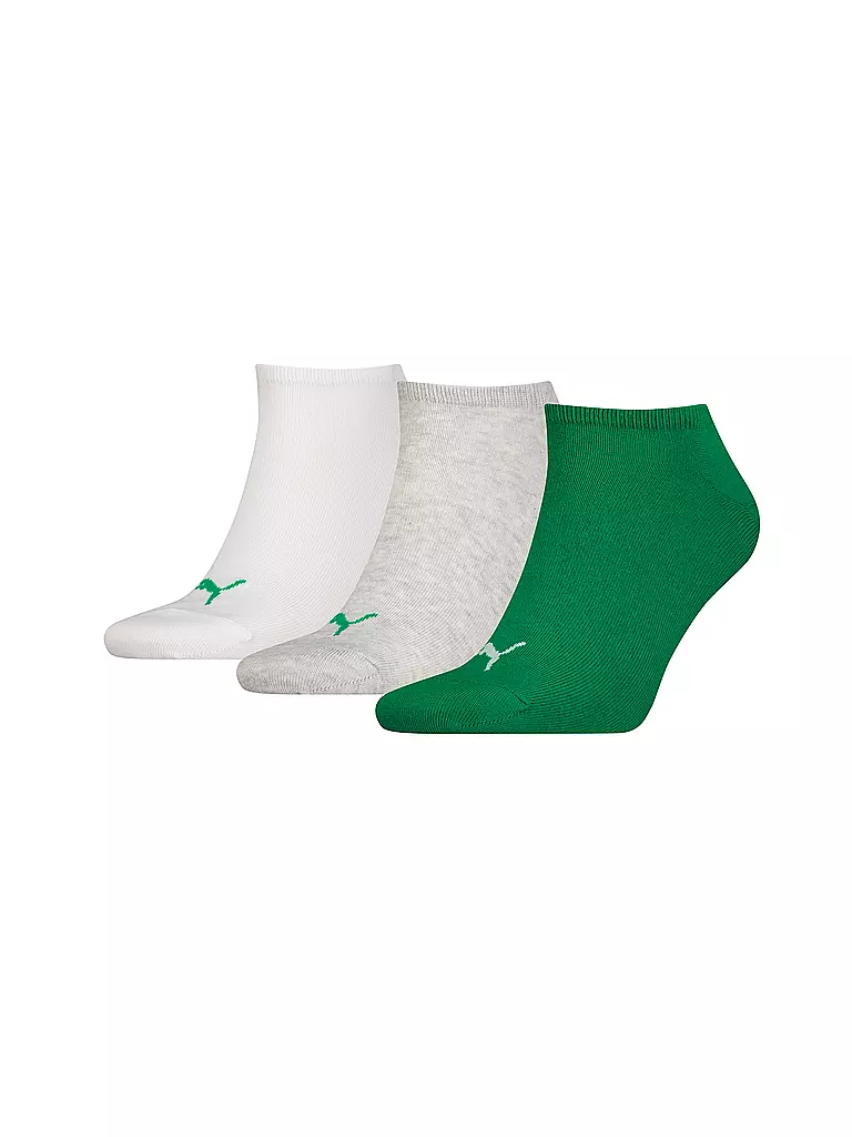 PUMA | Sneaker-Socken Invisible 3er Pkg.  | grün