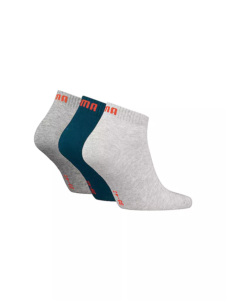 PUMA | Socken Quarter 3er Pkg.  | petrol