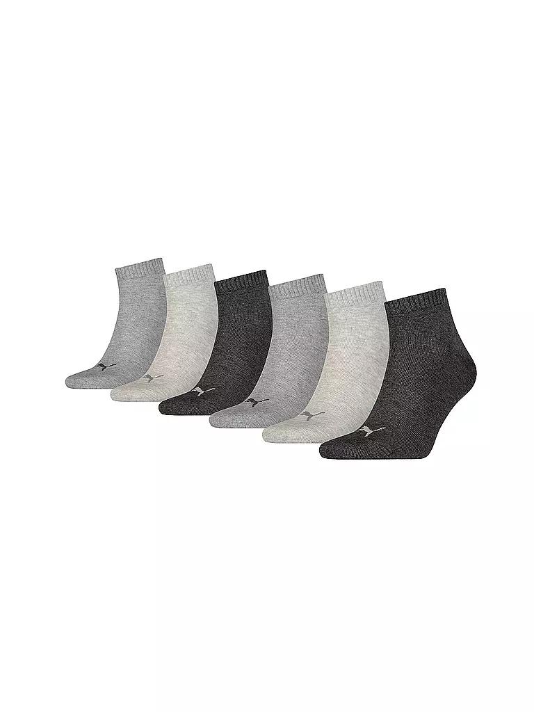 PUMA | Socken Quarter 6er Pkg. | grau