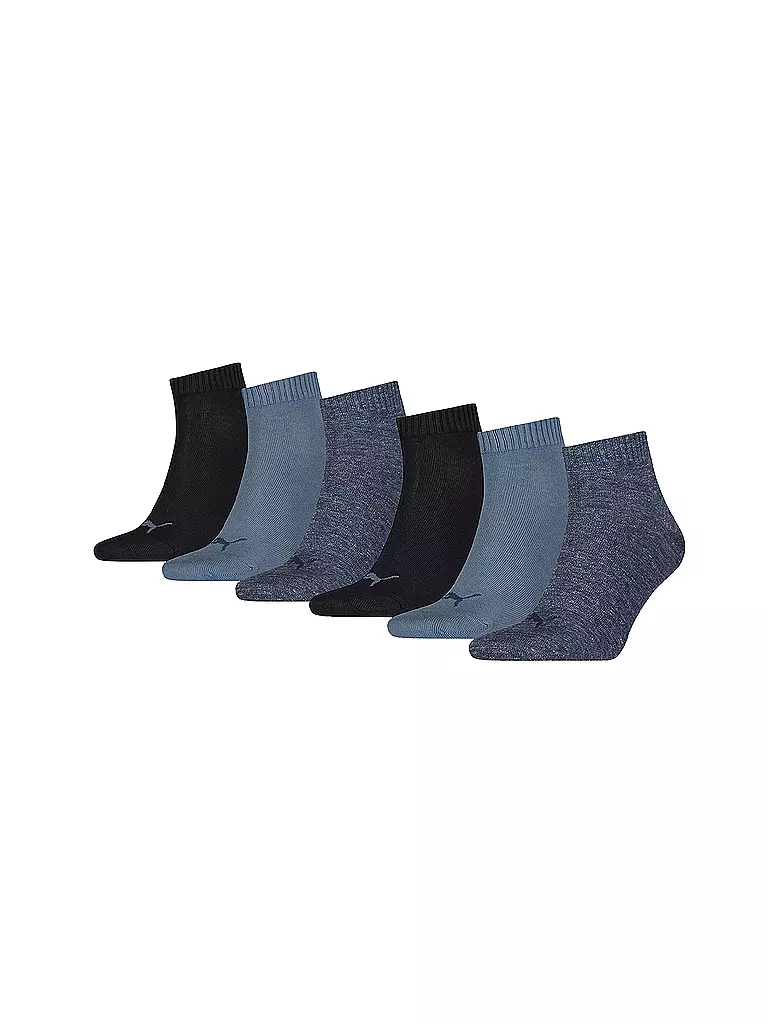 PUMA | Socken Quarter Plain 6p Ecom 6er Pkg. | blau